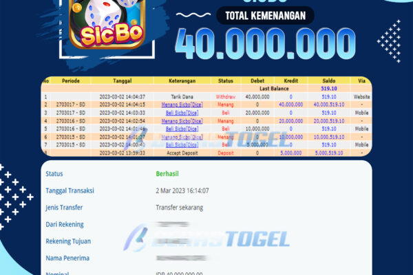 BUKTI PEMBAYARAN BERASTOGEL SICBO