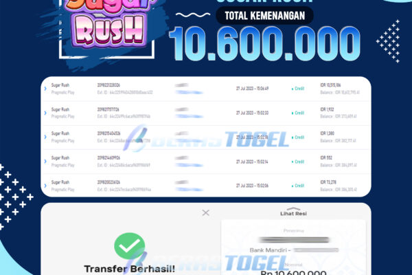 BUKTI JACKPOT BERASTOGEL SLOT