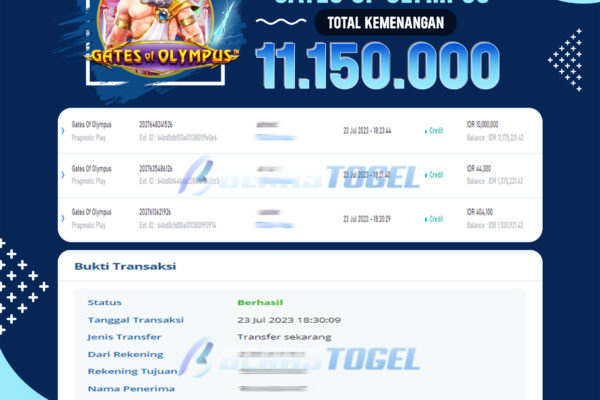 BUKTI JACKPOT BERASTOGEL SLOT