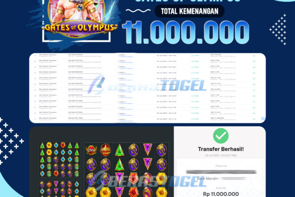 BUKTI JACKPOT SLOT BERASTOGEL GATES OF OLYMPUS