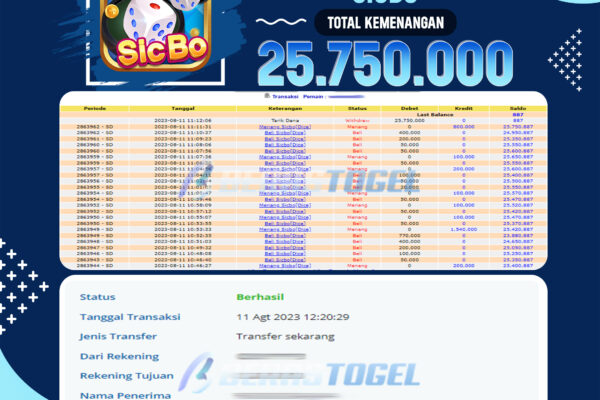 BUKTI JACKPOT BERASTOGEL CASINO