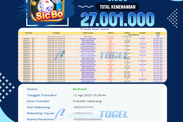 BUKTI JACKPOT BERASTOGEL CASINO