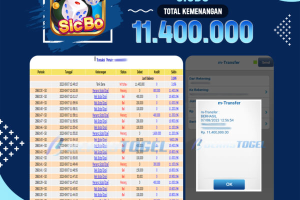 BUKTI JACKPOT BERASTOGEL CASINO