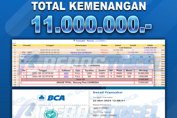 BUKTI JACKPOT BERASTOGEL TOGEL