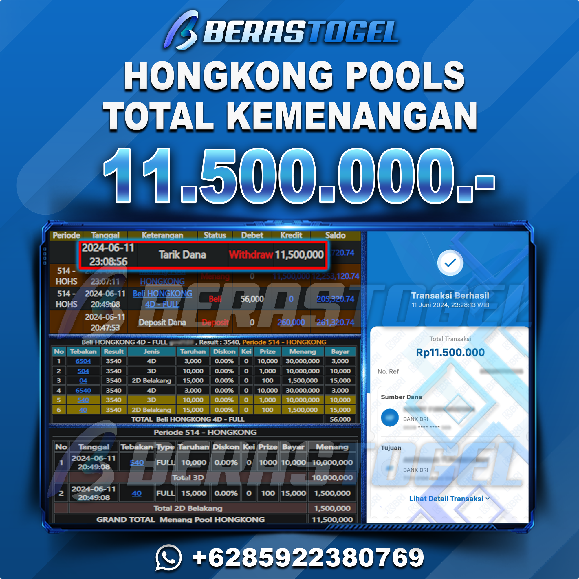 BUKTI JACKPOT BERASTOGEL TOGEL