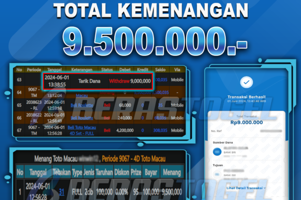 BUKTI JACKPOT BERASTOGEL TOGEL