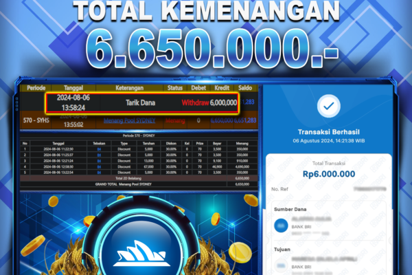 BUKTI JACKPOT BERASTOGEL TOGEL