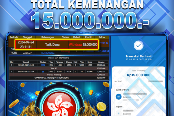 BUKTI JACKPOT BERASTOGEL TOGEL