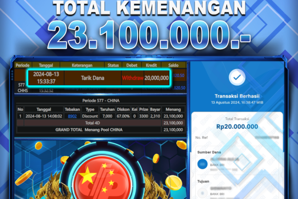 BUKTI JACKPOT BERASTOGEL TOGEL