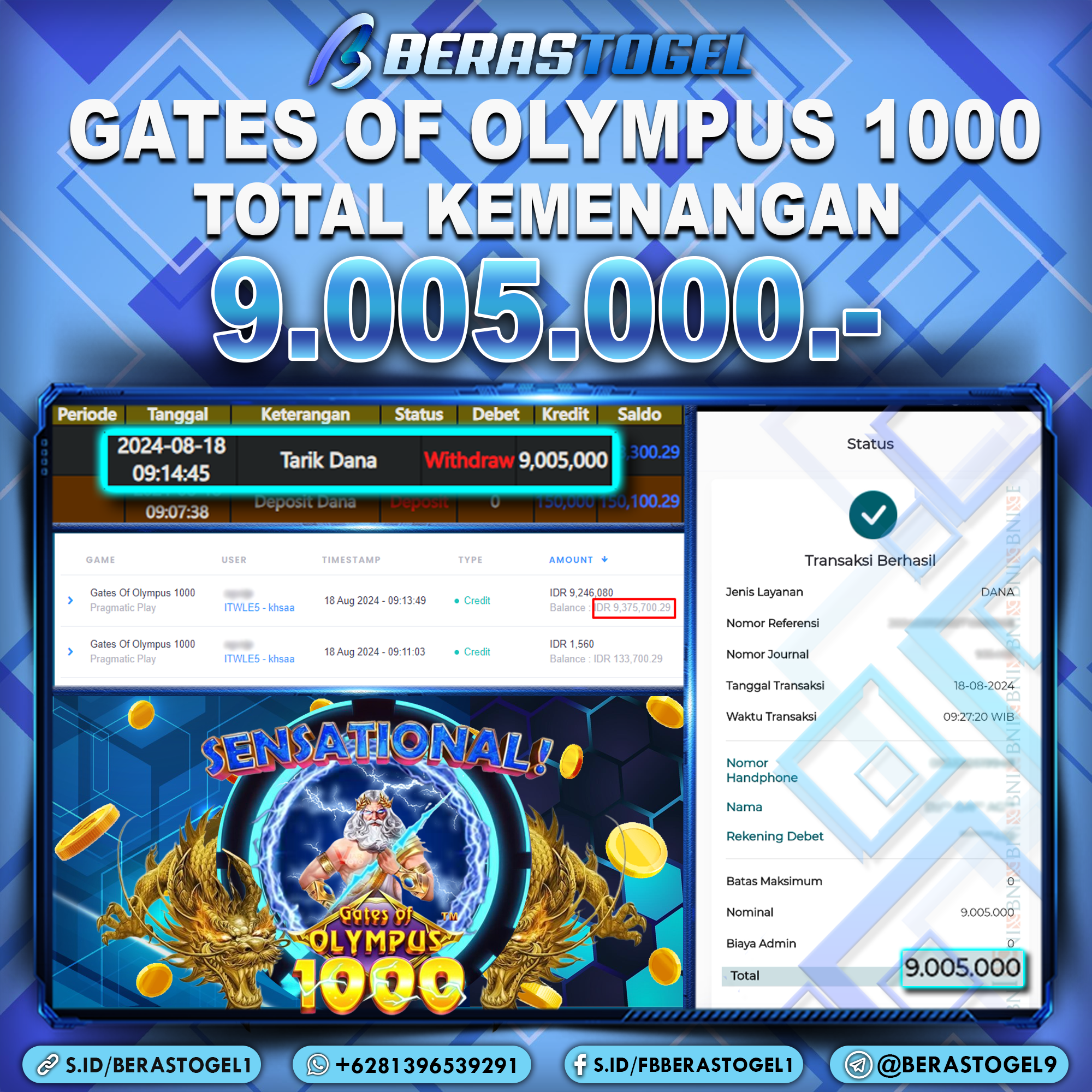 BUKTI JACKPOT BERASTOGEL TOGEL